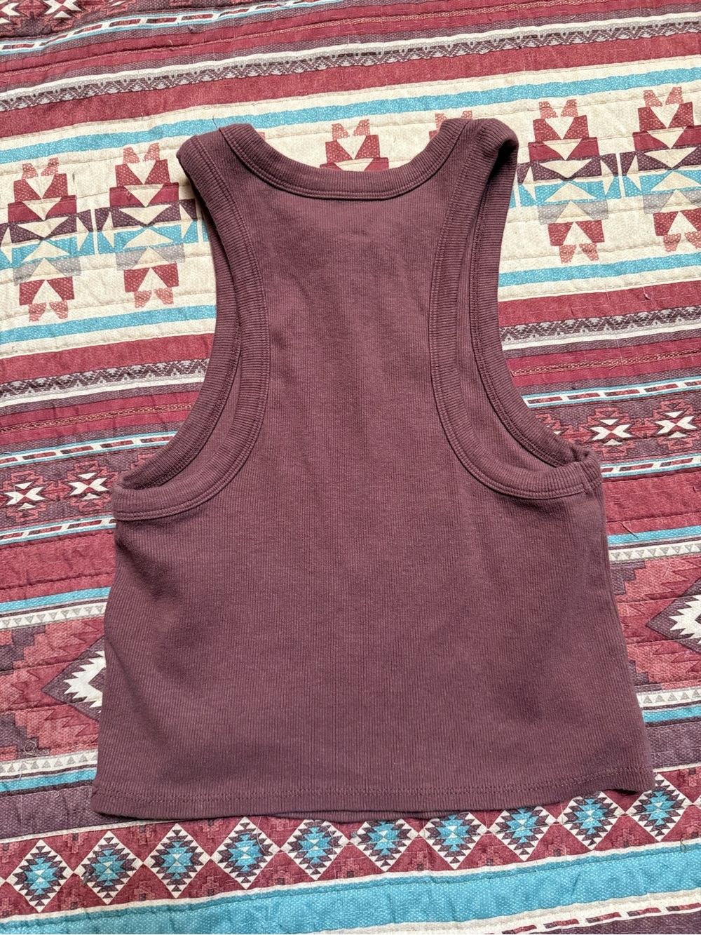 Maeve Ribbed Cropped Tank size medium - Picture 4 of 5